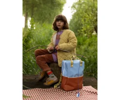 Sticky Lemon Mochila Grande Personalizable Better Together Colourblocking Badminton Blue + Leather Ball^ Mochilas Escolares