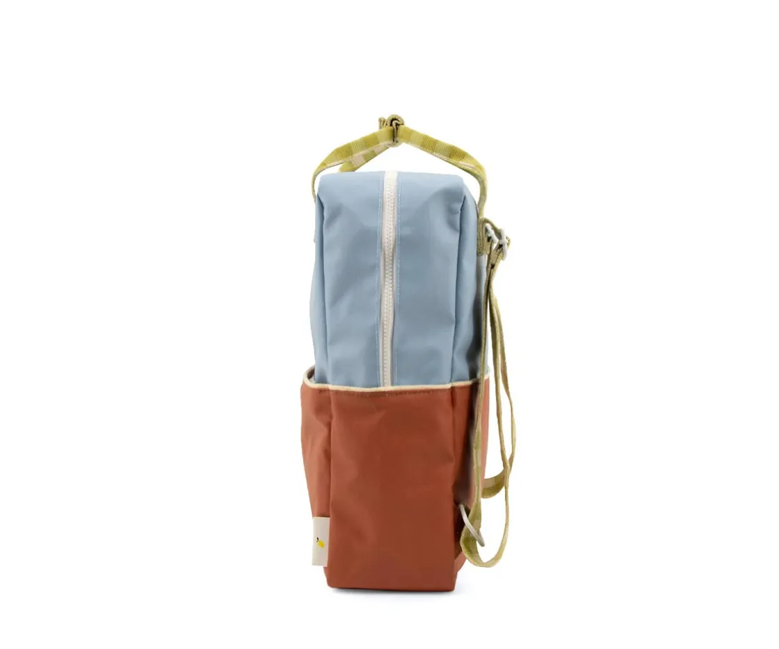 Sticky Lemon Mochila Grande Personalizable Better Together Colourblocking Badminton Blue + Leather Ball^ Mochilas Escolares