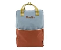 Sticky Lemon Mochila Grande Personalizable Better Together Colourblocking Badminton Blue + Leather Ball^ Mochilas Escolares