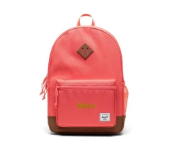 Herschel Mochila Heritage Youth Dubarry Saddle Brown Personalizable