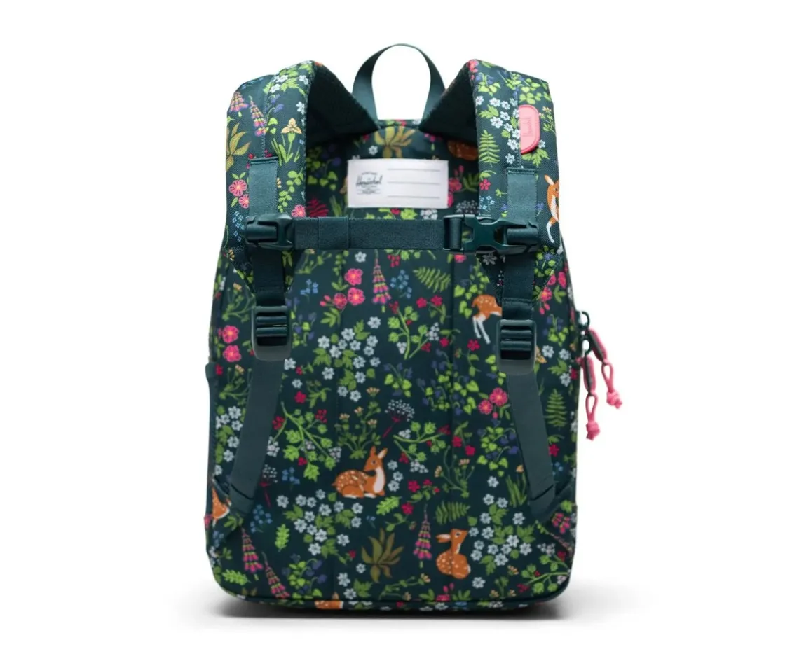 Herschel Mochila Heritage Kids Personalizable Deer Woodland Dark Sea^ Mochilas Preescolar