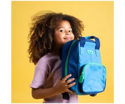 SUPER PETIT Mochila Infantil Ecofriendly Navy Blue Billy Personalizable^ Mochilas Preescolar