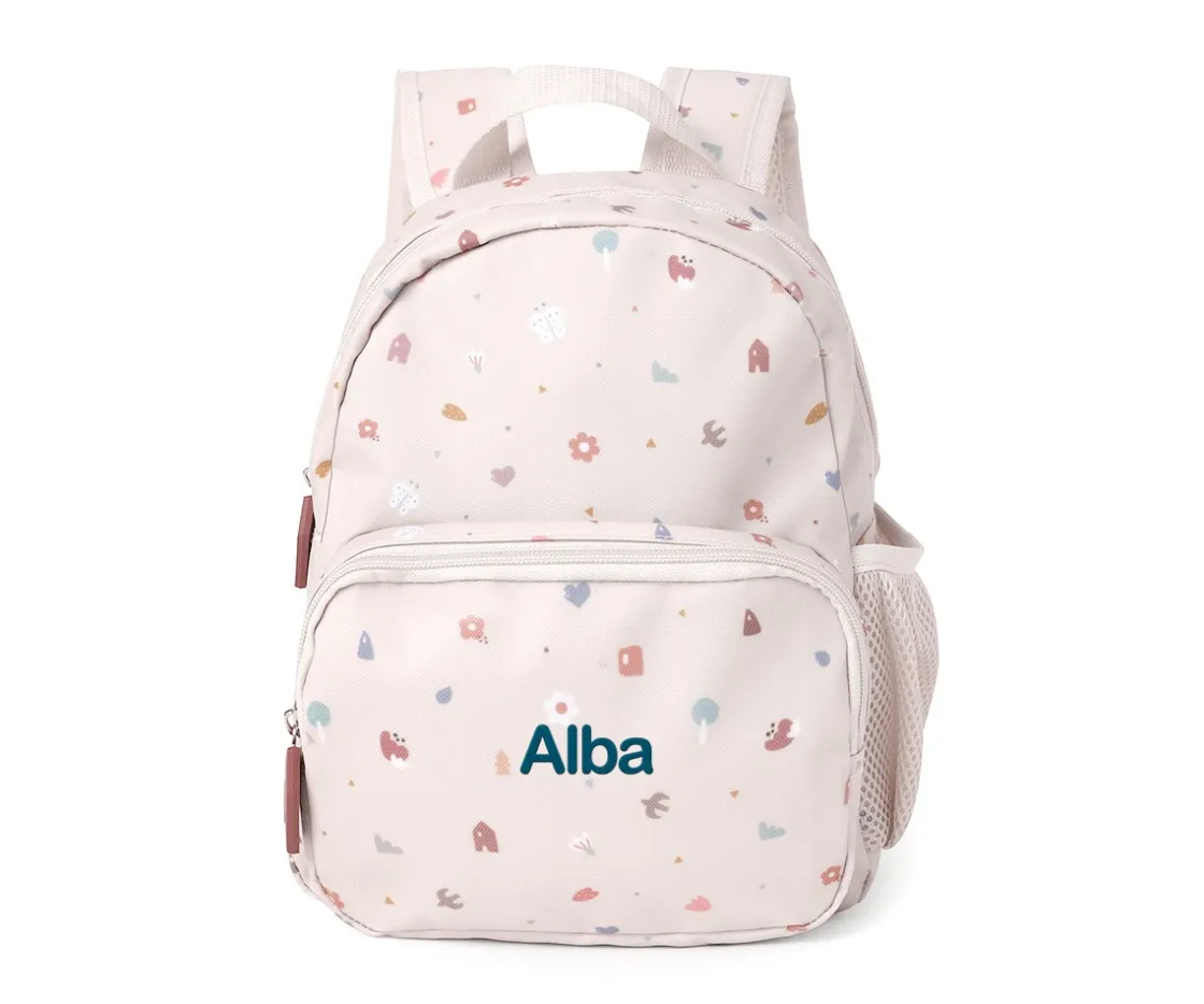 Tutete Mochila Infantil Geometric Nature Personalizable