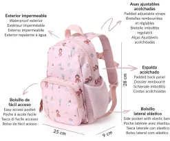 Tutete Mochila Infantil Little Red Personalizable