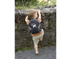 Lassig Mochila Infantil Mini Cloud Dark Blue