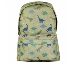 A Little Lovely Company Mochila Infantil Mini Dinosaurios Personalizable + Llavero T-Rex Regalo