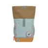 Lassig Mochila Infantil Mini Rolltop Nature Light Blue^ Mochilas Preescolar