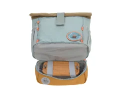 Lassig Mochila Infantil Mini Rolltop Nature Light Blue^ Mochilas Preescolar