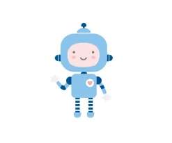 Tutete Mochila Mini Fashion Azul Personalizada Robot^ Mochilas Preescolar