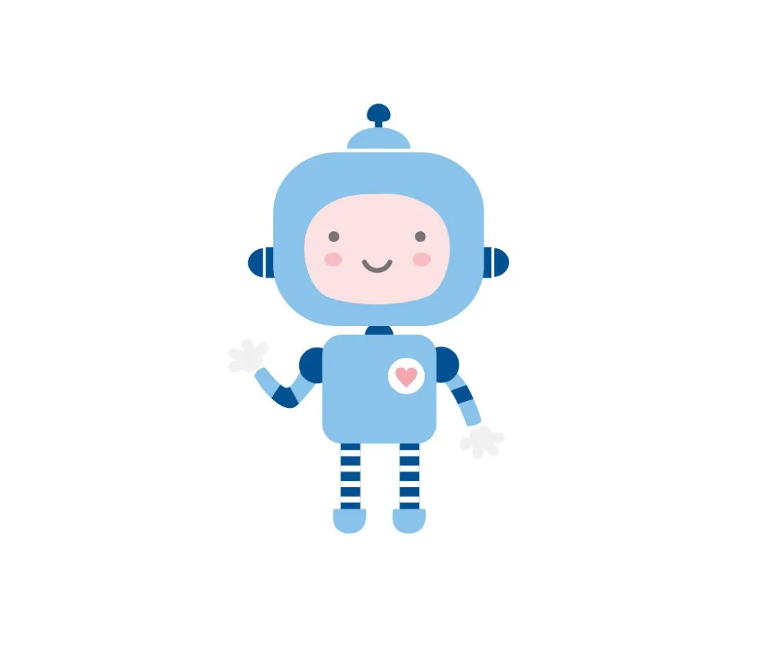 Tutete Mochila Mini Fashion Azul Personalizada Robot^ Mochilas Preescolar