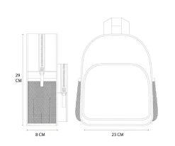 Kidzroom Mochila Pequeña Milo and Friends Amazing to be Me^ Mochilas Preescolar