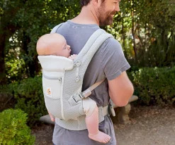 Ergobaby Mochila Portabebé ® Adapt SoftFlex Mesh Gris Perla^Niños Mochilas Portabebé