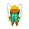 WE ARE GOMMU Mochila Portabebé para Muñecos Rayas Green^Niños Juguetes Niños 3 Años