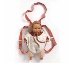 Djeco Mochila Portabebé Pomea para Muñeco Lavender^Niños Accesorios Para Muñecas