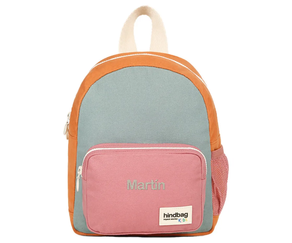 Hindbag Mochila Preescolar Romy Tricolor Sage Personalizable^ Mochilas Preescolar