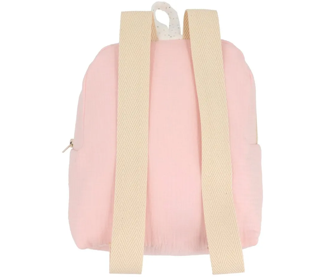 Cristina de Jos'h Mochila Rainbow Dots Rosa Personalizable^ Mochilas Guardería