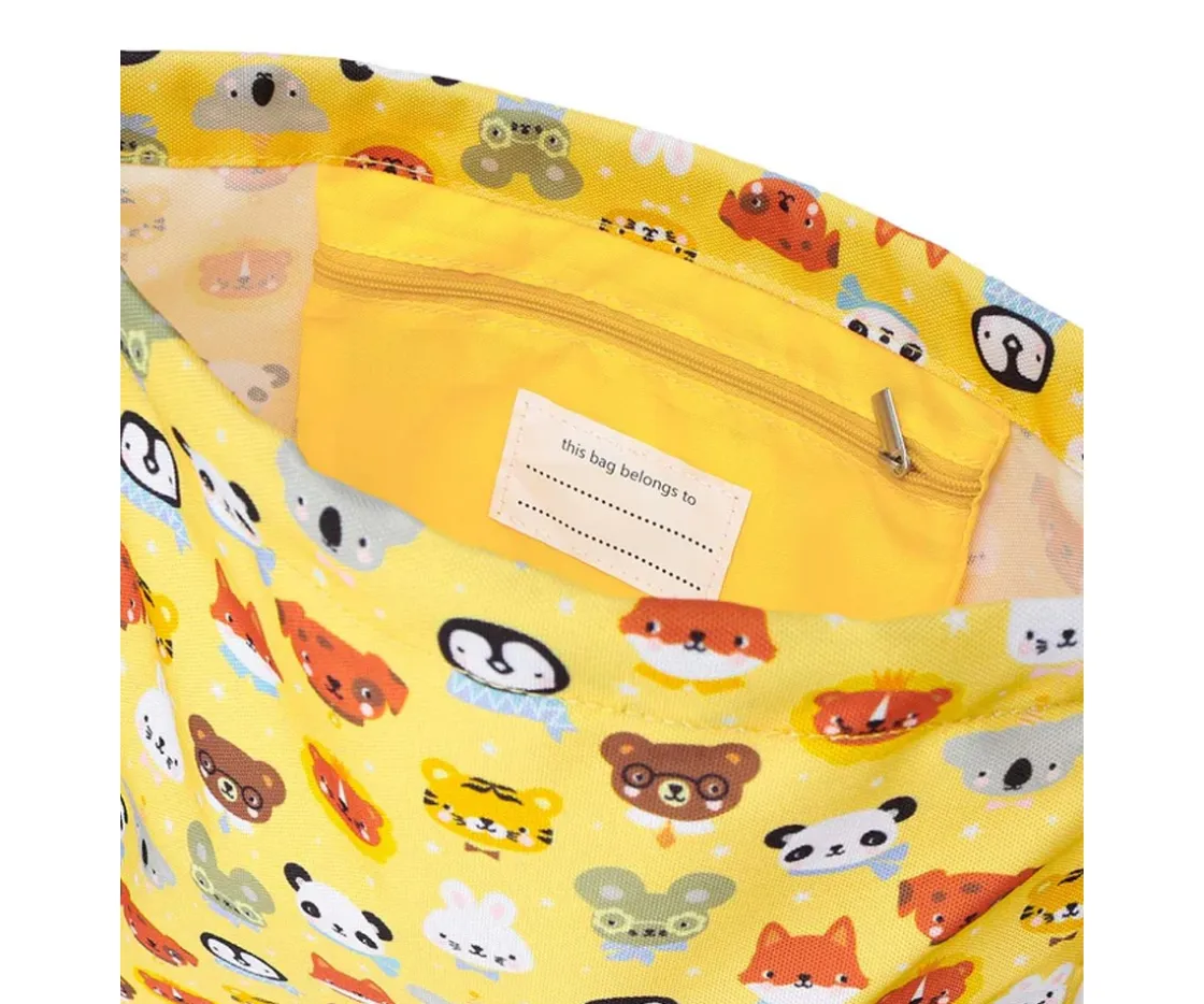A Little Lovely Company Mochila Saco Animal Friends Personalizable^ Mochilas Saco Infantiles