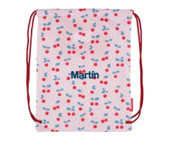A Little Lovely Company Mochila Saco Cherries Personalizable^ Mochilas Saco Infantiles