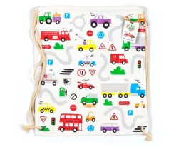 puckator Mochila Saco Coches Little Motors Personalizable^ Mochilas Saco Infantiles