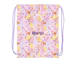 A Little Lovely Company Mochila Saco Flower Garden Personalizable^ Mochilas Saco Infantiles