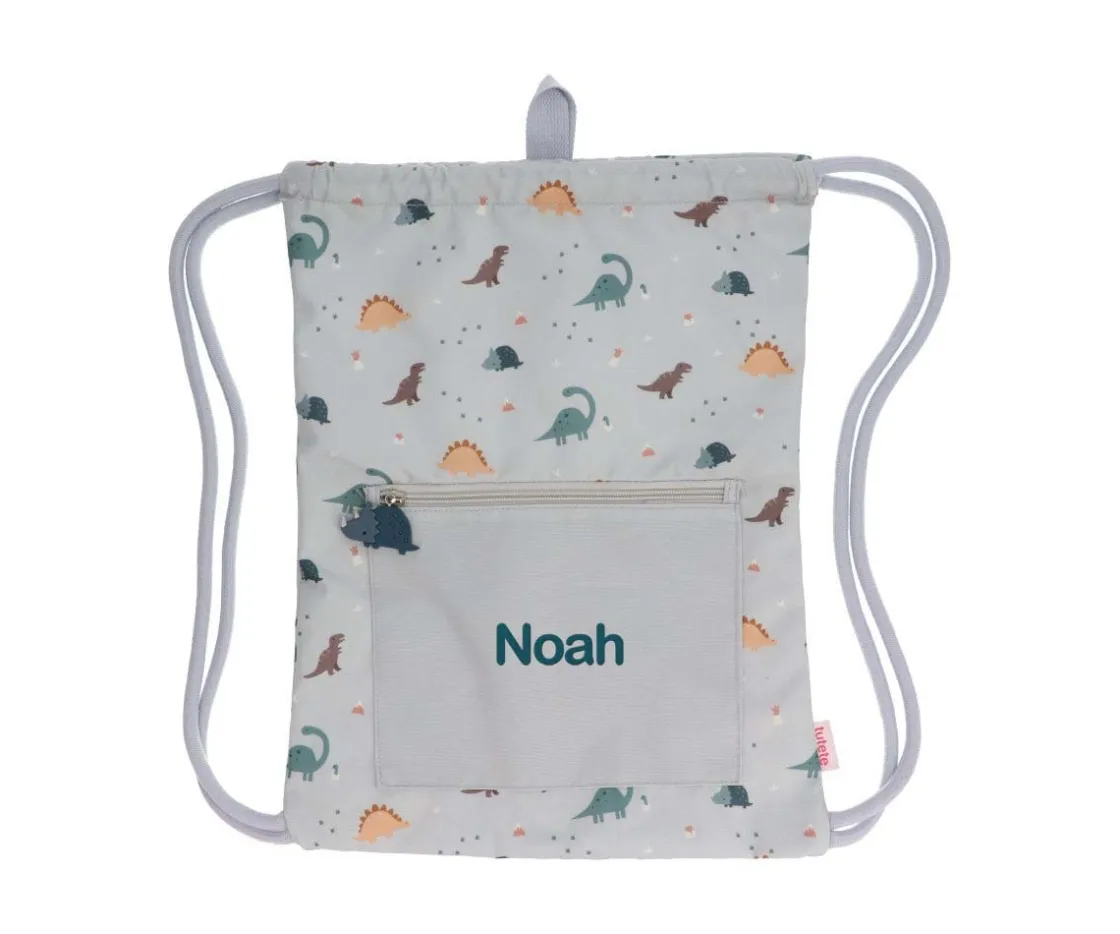 Tutete Mochila Saco Impermeable Dinos World Personalizable