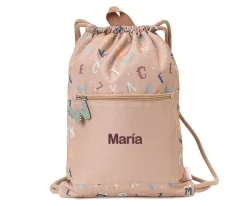 Tutete Mochila Saco Impermeable Funny Letters Personalizable^ Colecciones Vuelta Al Cole