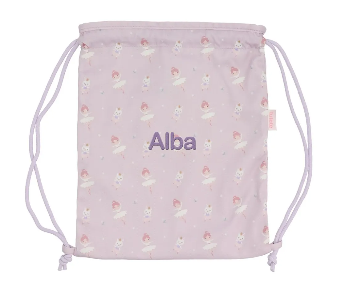 Tutete Mochila Saco Tela Ballet Personalizable