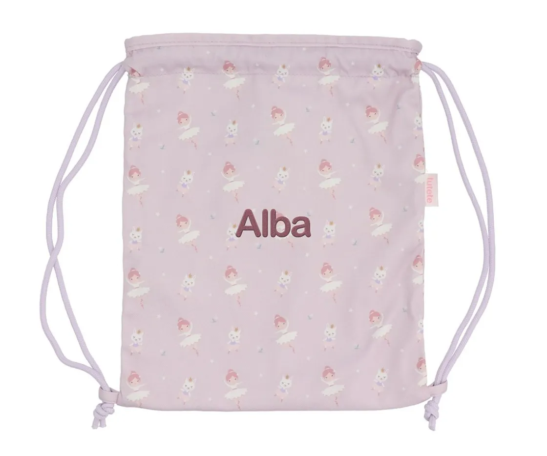 Tutete Mochila Saco Tela Ballet Personalizable
