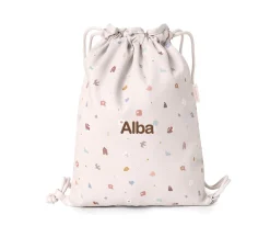 Tutete Mochila Saco Tela Geometric Nature Personalizable^ Colecciones Vuelta Al Cole