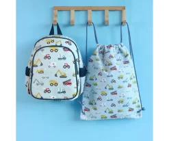 A Little Lovely Company Mochila Saco Vehicles Personalizable^ Mochilas Saco Infantiles