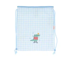 Tutete Textil Mochila Saco Vichy Croc Personalizable