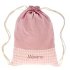 Cristina de Jos'h Mochila Saco Vichy Rosa Personalizable^ Mochilas Saco Infantiles