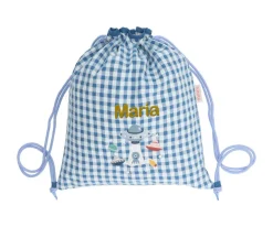 Tutete Textil Mochila Saco Vichy The Martians Personalizable