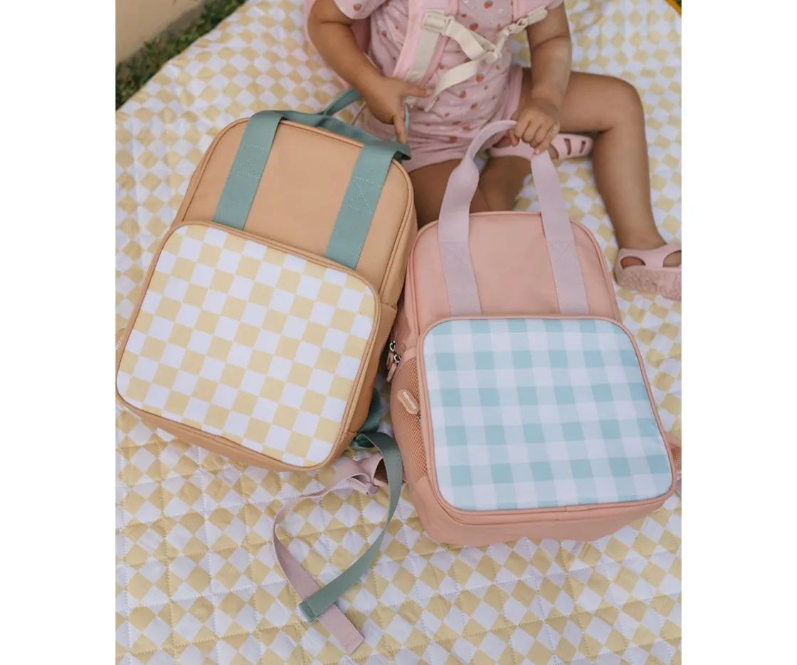 Monnëka Mochila Scout Stripes Apricot Personalizable^ Mochilas Escolares