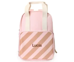 Monnëka Mochila Scout Stripes Pink Personalizable^ Mochilas Escolares