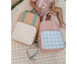 Monnëka Mochila Scout Stripes Yellow Chess Personalizable^ Mochilas Escolares