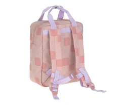 Lassig Mochila Square Pattern Party Rose / Lilac Personalizable^ Mochilas Preescolar