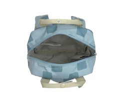 Lassig Mochila Square Pattern Party Blue / Green Personalizable^ Mochilas Preescolar