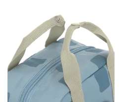 Lassig Mochila Square Pattern Party Blue / Green Personalizable^ Mochilas Preescolar