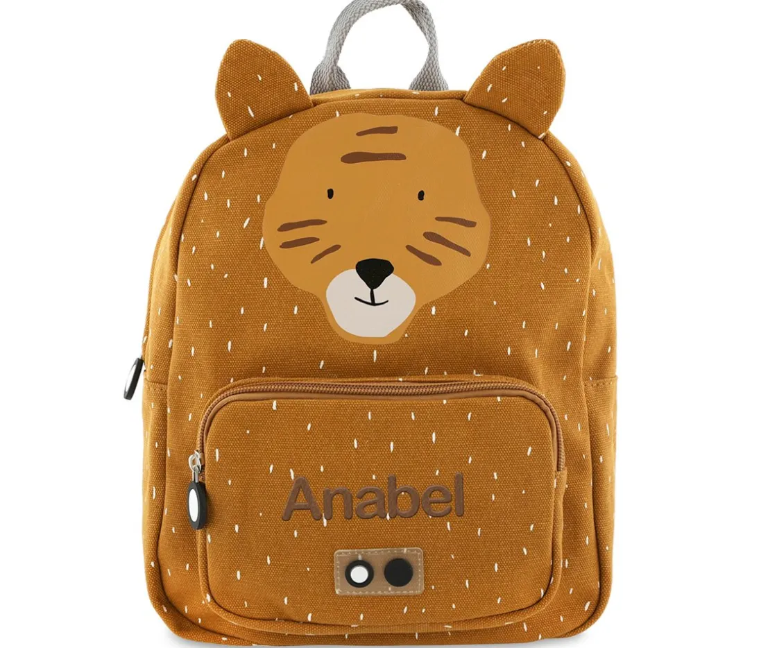 Trixie Mochila GRANDE Mr. Tiger con Llavero Personalizado^ Mochilas Preescolar