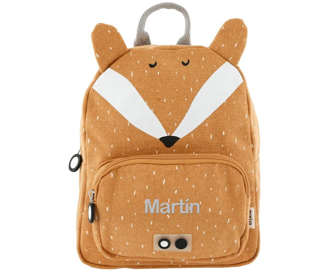 Trixie Mochila GRANDE Mr. Fox Personalizable^ Mochilas Guardería