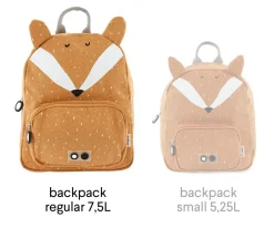 Trixie Mochila GRANDE Mr.Fox con Llavero Personalizado^ Mochilas Preescolar