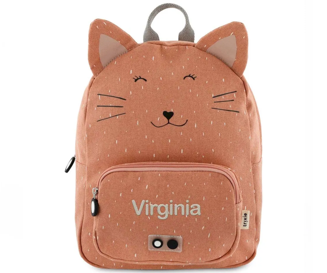 Trixie Mochila GRANDE Mrs. Cat Personalizable^ Mochilas Preescolar