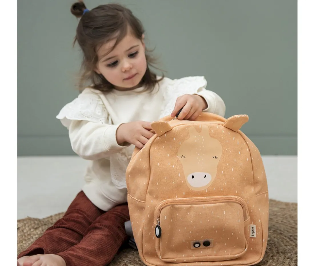 Trixie Mochila GRANDE Mrs. Giraffe Personalizable^ Mochilas Preescolar