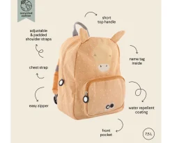 Trixie Mochila GRANDE Mrs. Giraffe Personalizable^ Mochilas Preescolar