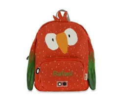 Trixie Mochila PEQUEÑA Mr. Parrot con Llavero Personalizado^ Mochilas Guardería