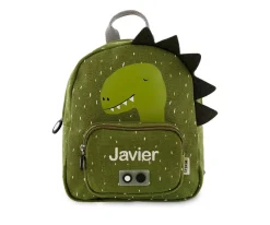 Trixie Mochila PEQUEÑA Mr. Dino con Llavero Personalizado^ Mochilas Guardería