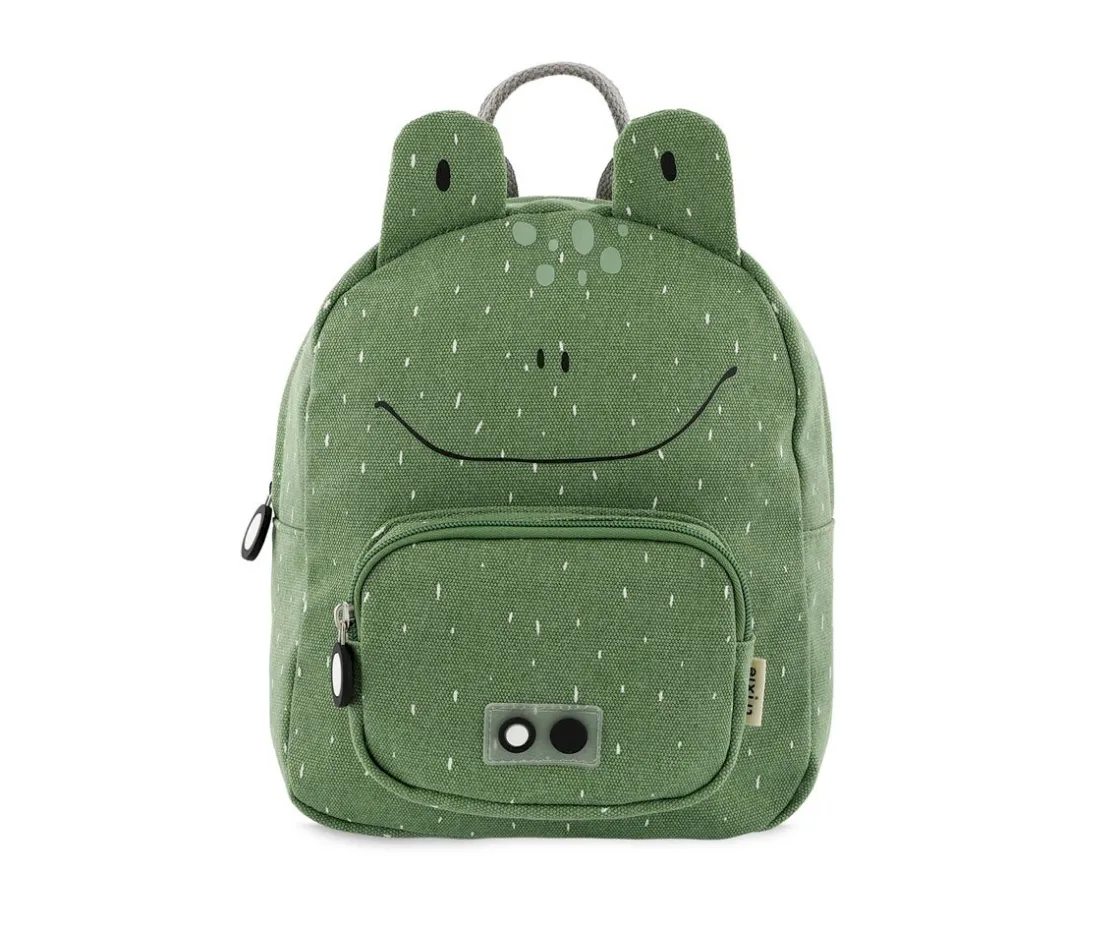 Trixie Mochila PEQUEÑA Mr. Frog con Llavero Personalizado^ Mochilas Guardería