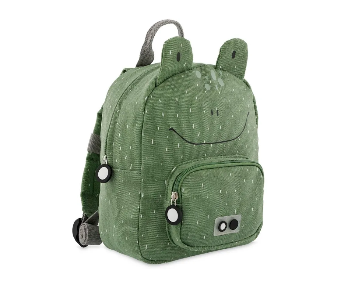 Trixie Mochila PEQUEÑA Mr. Frog con Llavero Personalizado^ Mochilas Guardería