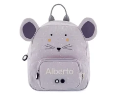 Trixie Mochila PEQUEÑA Mrs. Mouse Personalizable^ Mochilas Guardería